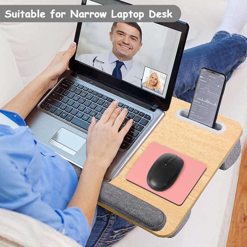 Dapesuom Small Mouse Pad  5 x 6 Inch Thick Rubber Premium-Textured Non-Slip Portable & Washable Mini Mouse Mat for Women Men Wireless Laptops Keyboard Tray Gaming Computer Office Travel  Rose Pink - Image 5